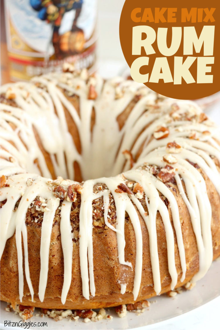 Cake Mix Rum Cake - Bitz & Giggles