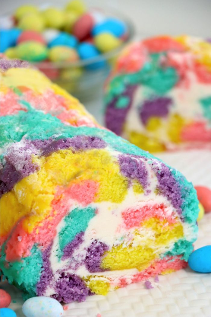 Easter Cake Roll - Bitz & Giggles