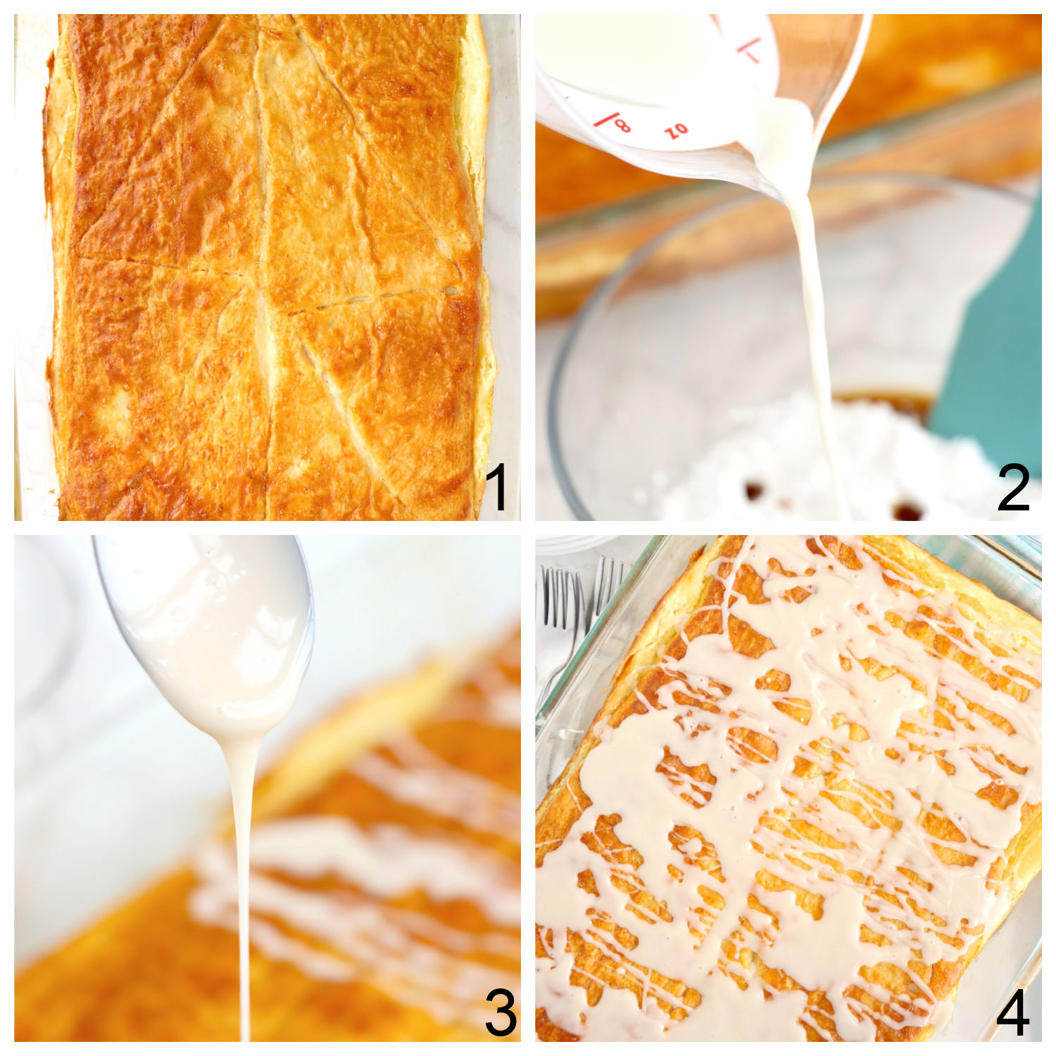steps for baking a cream cheese danish