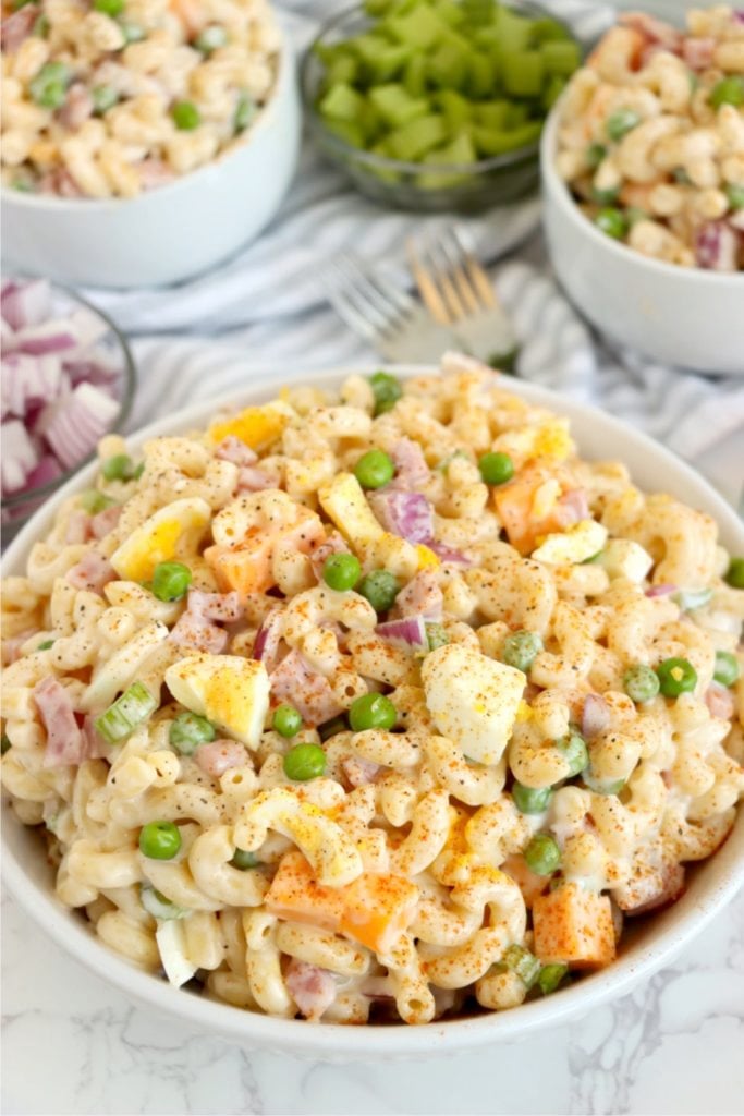 Ham Pasta Salad - Bitz & Giggles