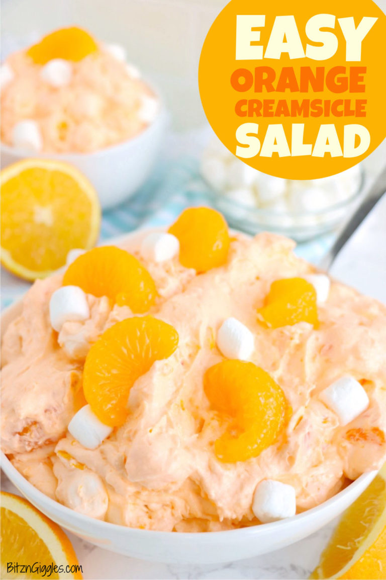 Easy Orange Creamsicle Salad Bitz & Giggles