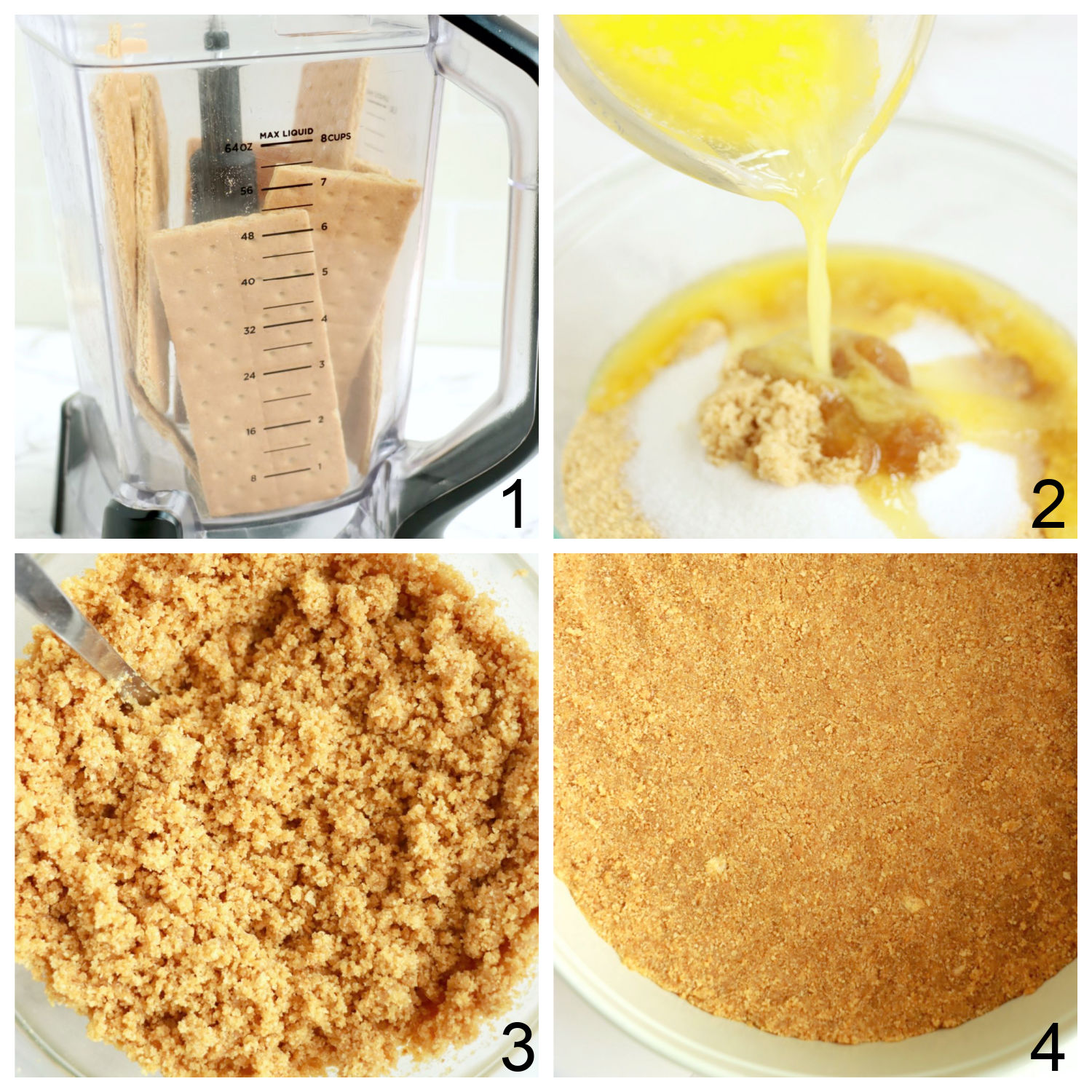 steps for making a graham cracker crust