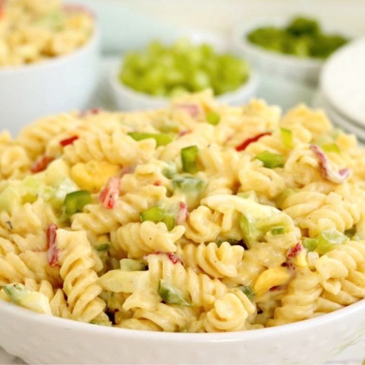 Angel Hair Pasta Salad - Bitz & Giggles